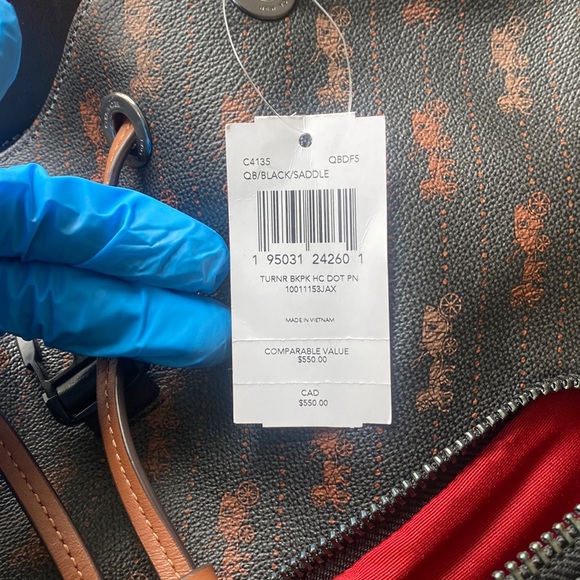 COACH LEATHER BACKPARK - Picture 11 of 16